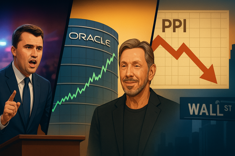 US digest: Kirk shooting, Ellison’s wealth surge, cooling inflation data, and Market Moves