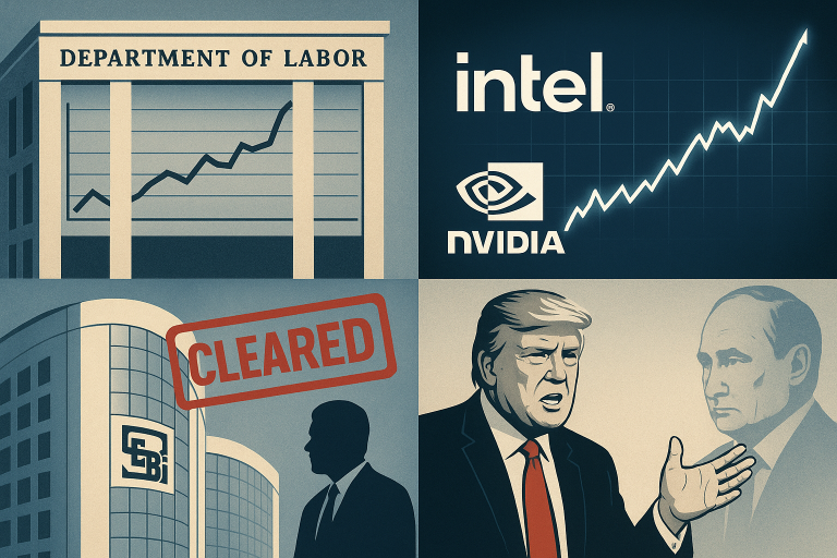 Evening digest: Trump criticises Putin, Intel surge on Nvidia bet, Adani’s SEBI reprieve