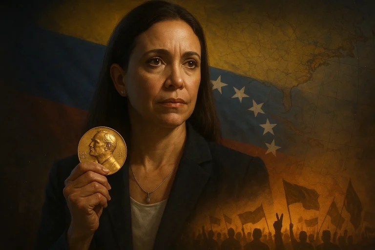 María Corina Machado highlights Trump’s role in Venezuela’s struggle; US President reshares post