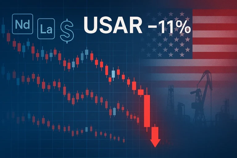 Why is USA Rare Earth stock witnessing a sharp sell-off today