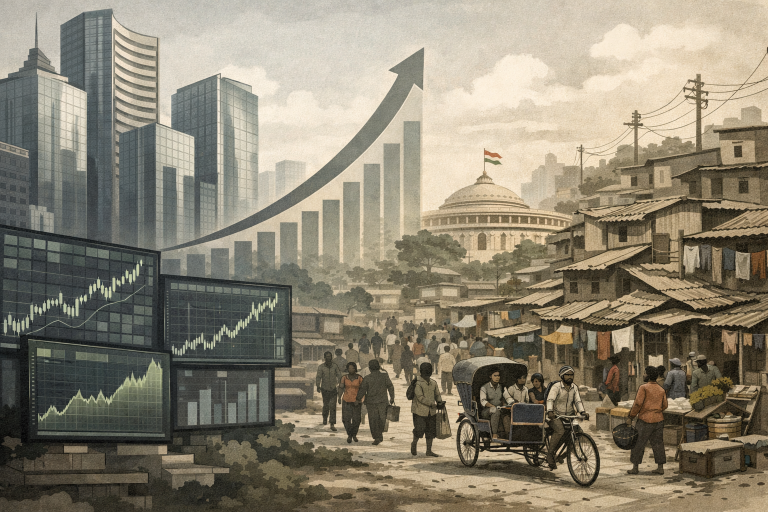 India’s economy looks strong with low inflation—but do people feel it