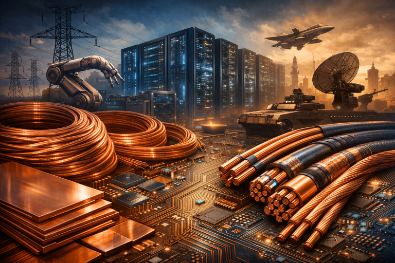 Copper demand to surge 50% by 2040, driven by AI, defense, says S&P