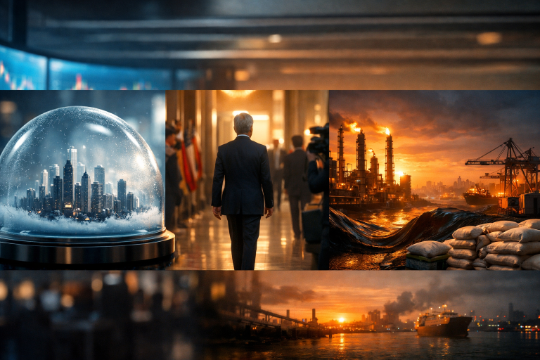 Evening digest: Markets cheer softer CPI, Powell support builds, crude rallies on Iran risk